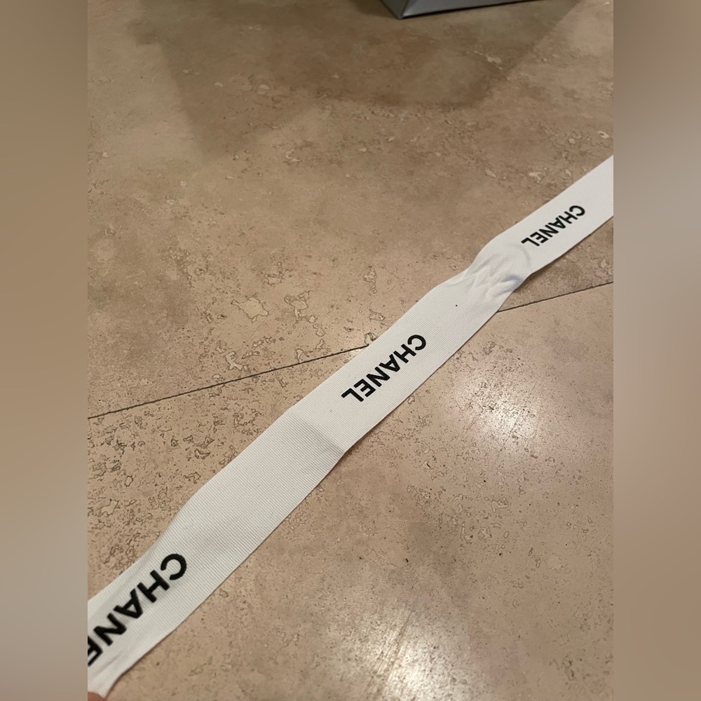 Chanel Ribbon ships fast approx 35 inches